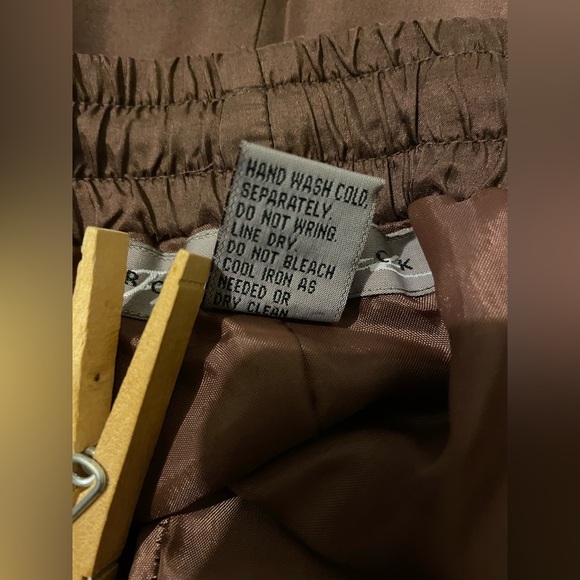 Robert Stock y2k silk track pants -small EUC - Picture 8 of 8